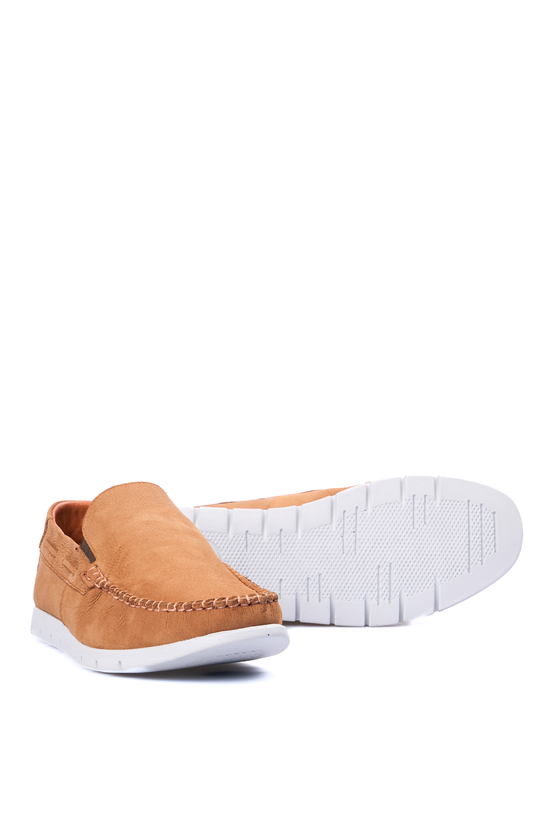 Meva 414 Taba Nubuk Erkek Deri Comfort Ayakkabı