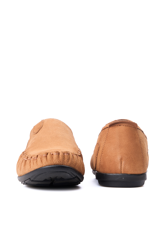 Meva 482 Taba Nubuk Erkek Deri Comfort Ayakkabı