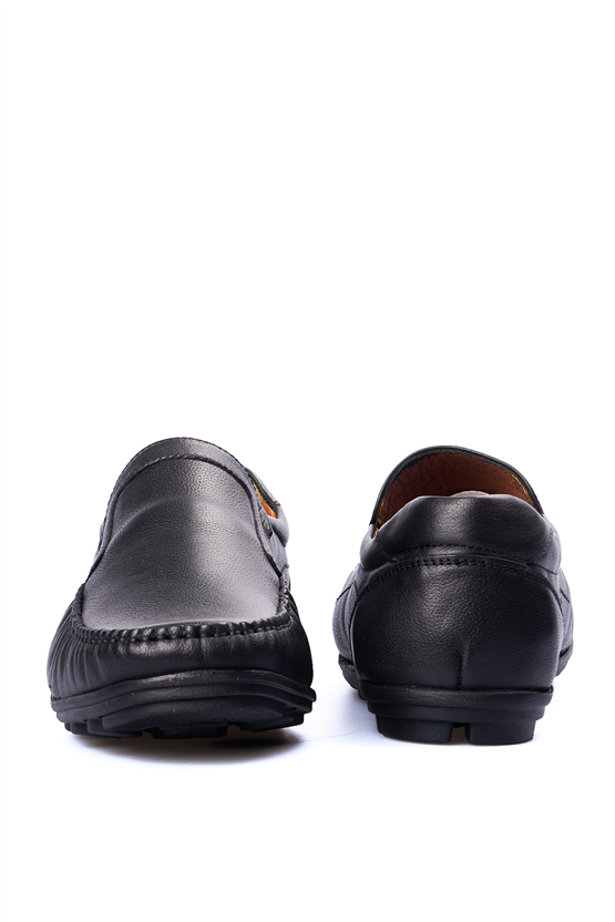 Meva 9104 Siyah Erkek Deri Comfort Ayakkabı