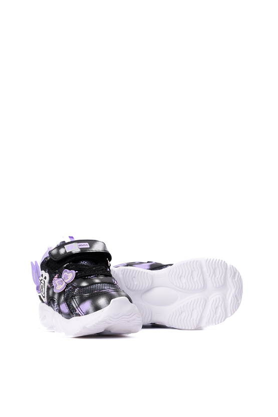 Mınıcan  Ls-B-34 Sıyah Kız Bebe Spor Ayakkabı