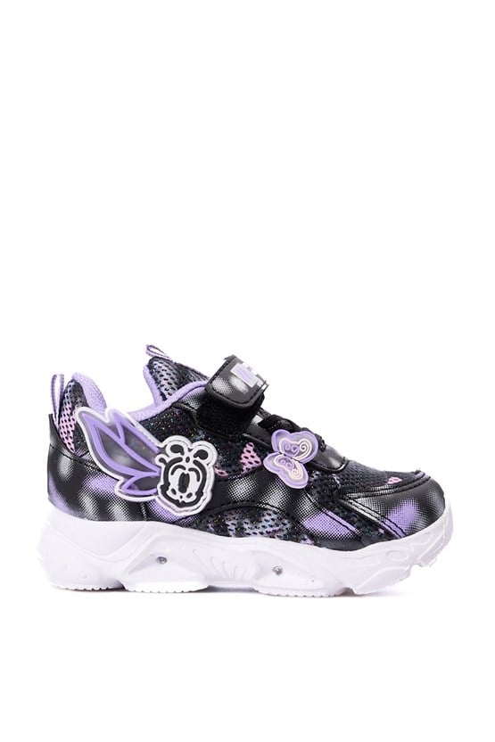 Mınıcan  Ls-B-34 Sıyah Kız Bebe Spor Ayakkabı