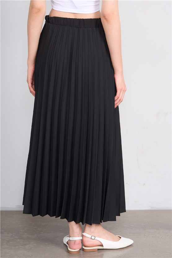 Miss Nisa 542 Siyah Kadın Evo Piliseli Etek