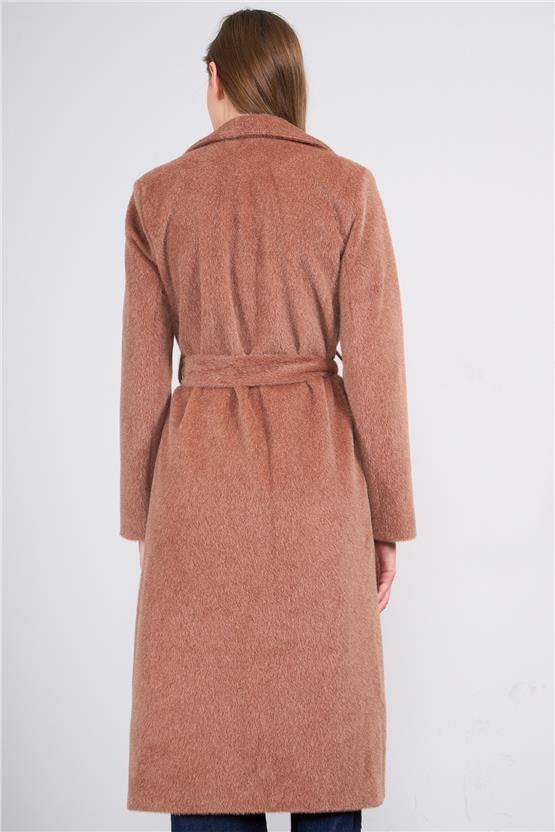 Mıss Rock K26 2075 Camel Kadın Fox Kumas Kaban