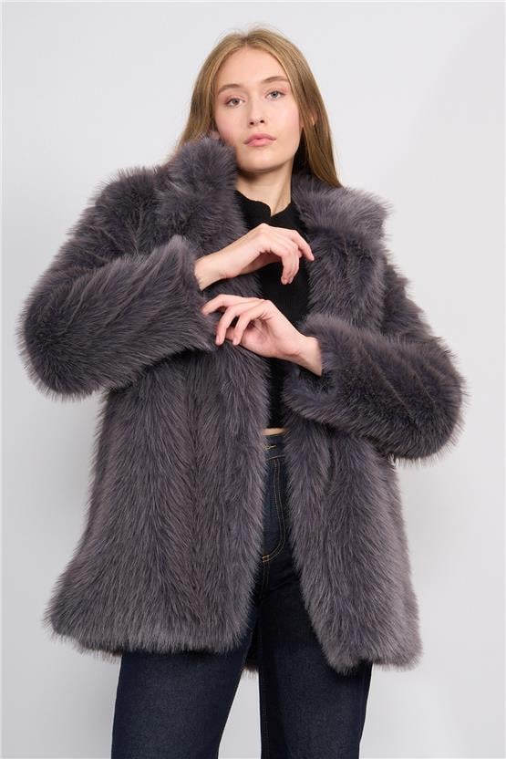 Mıss Rock K26 2121 Grı Kadın Kurk