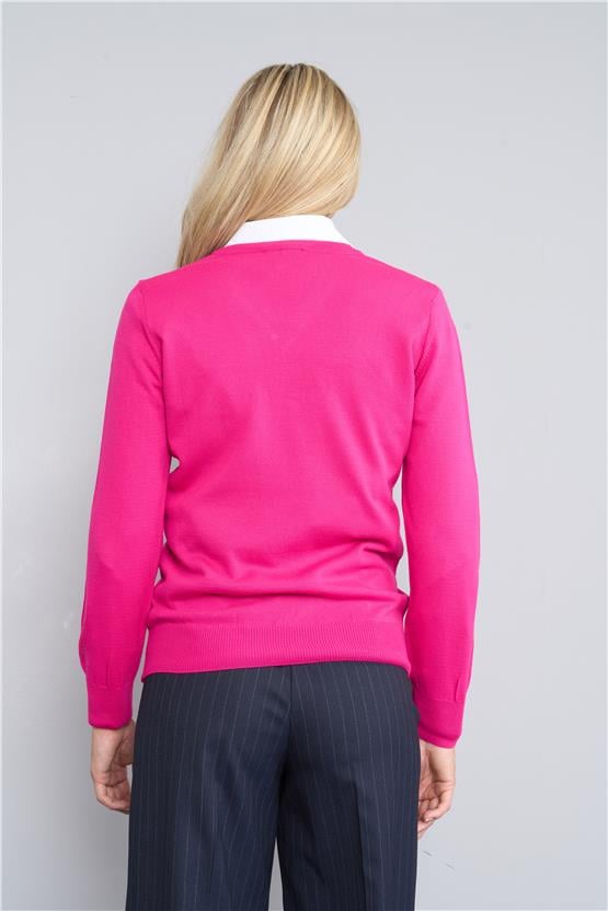 Miyamira Fuşya Kazak