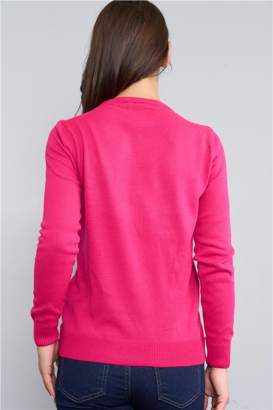 Miyamira Fuşya Kazak