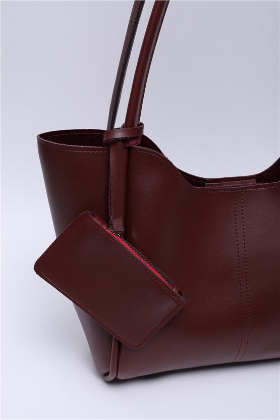 Mıyamıra Shk108 Bordo Kadın Omuz Cantası