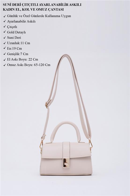 Mıyamıra Shk109 Bej Kadın Omuz Cantası