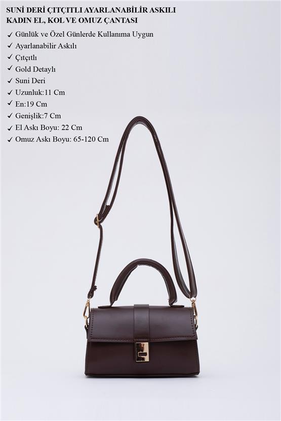 Mıyamıra Shk109 Kahve Kadın Omuz Cantası