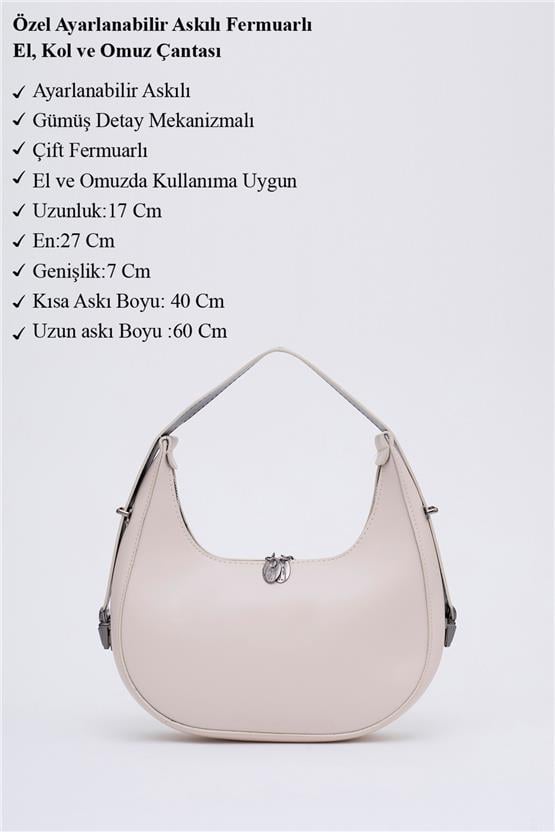 Mıyamıra Shk110 Bej Kadın Omuz Cantası