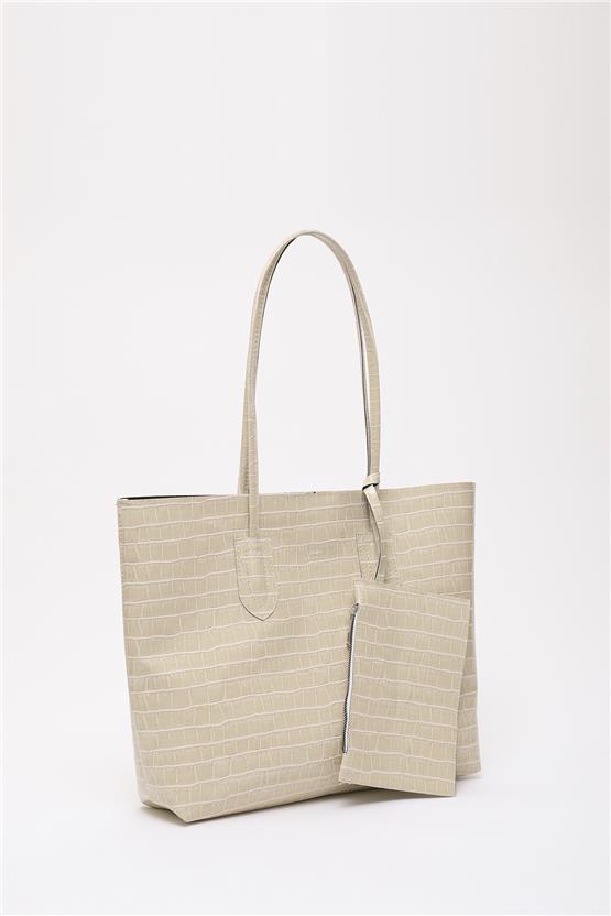 Mıyamıra Shk112 Bej Kadın Omuz Cantası