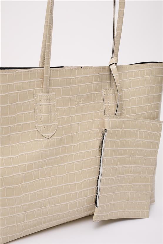 Mıyamıra Shk112 Bej Kadın Omuz Cantası