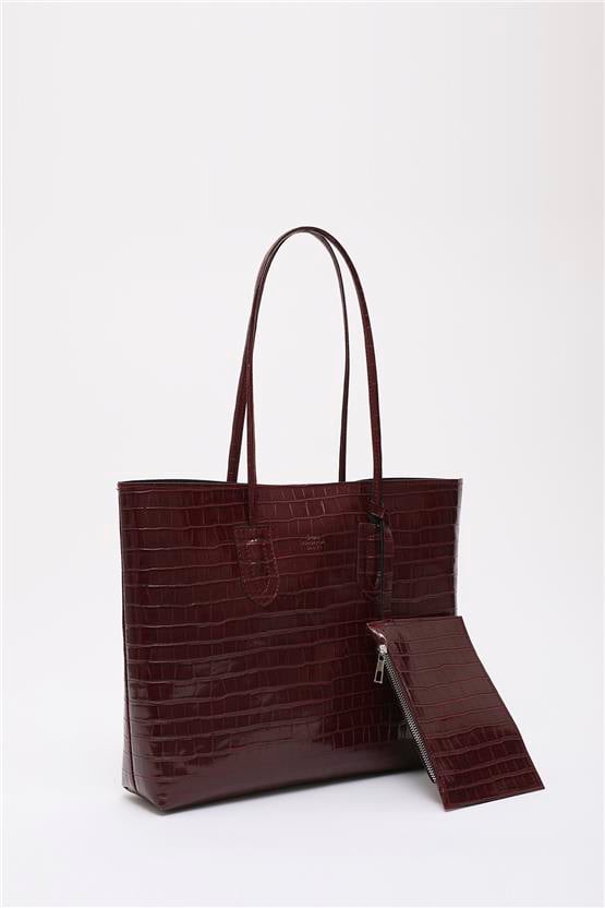 Mıyamıra Shk112 Bordo Kadın Omuz Cantası