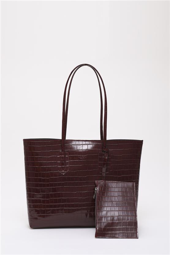 Mıyamıra Shk112 Bordo Kadın Omuz Cantası