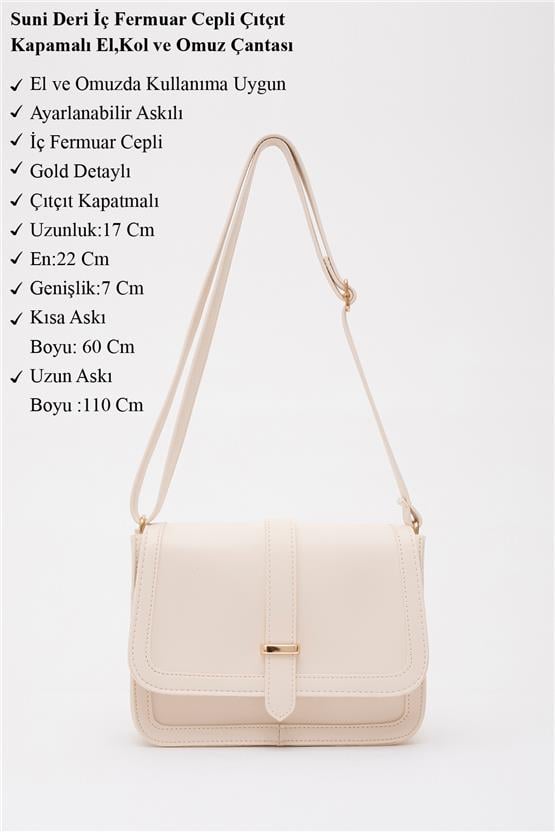 Mıyamıra Shk127 Bej Kadın Omuz Cantası