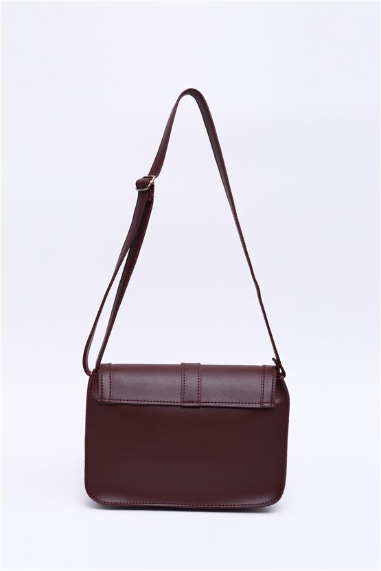 Mıyamıra Shk127 Bordo Kadın Omuz Cantası