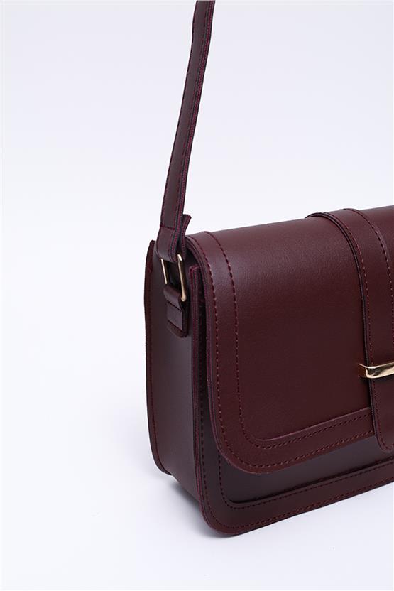 Mıyamıra Shk127 Bordo Kadın Omuz Cantası