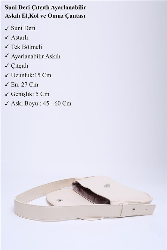 Mıyamıra Shk150 Bej Kadın Omuz Cantası