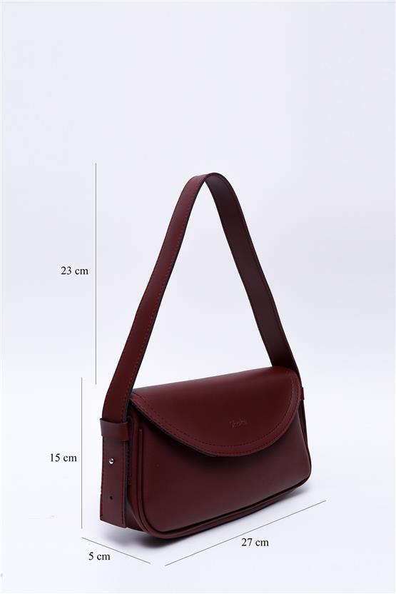 Mıyamıra Shk150 Bordo Kadın Omuz Cantası