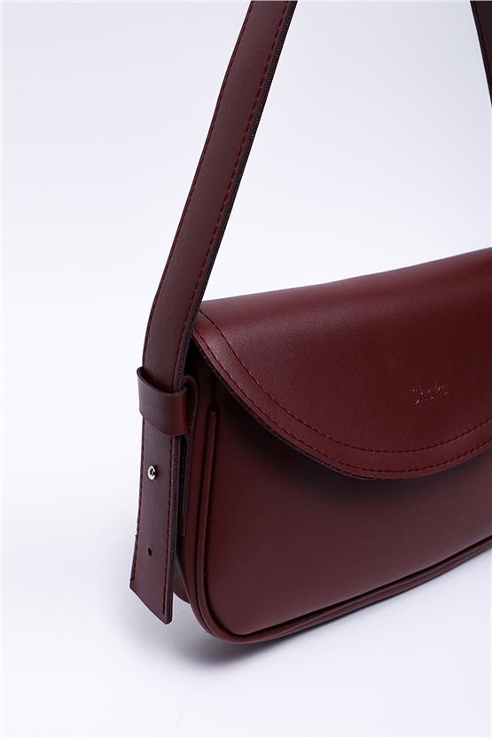 Mıyamıra Shk150 Bordo Kadın Omuz Cantası
