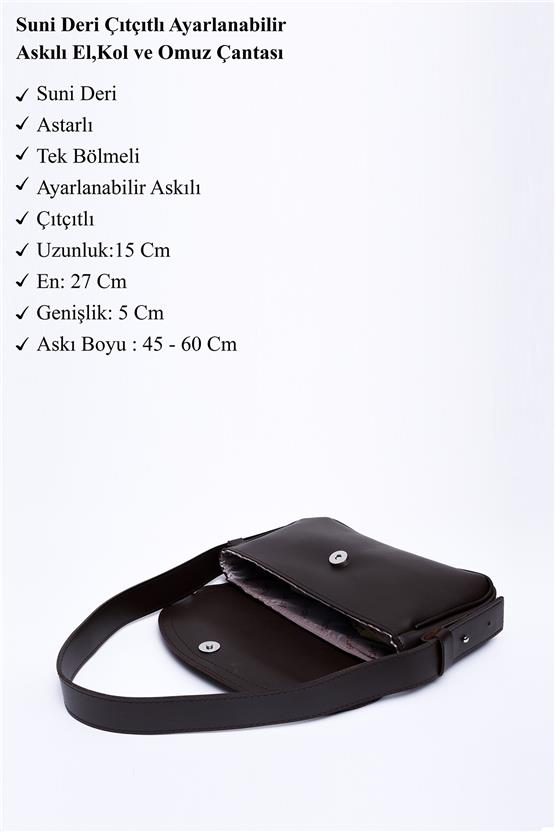 Mıyamıra Shk150 Kahve Kadın Omuz Cantası