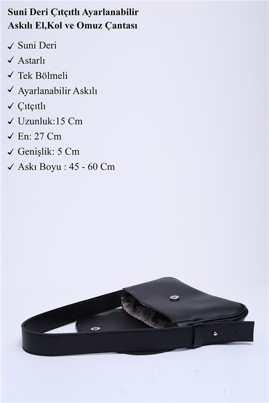 Mıyamıra Shk150 Sıyah Kadın Omuz Cantası