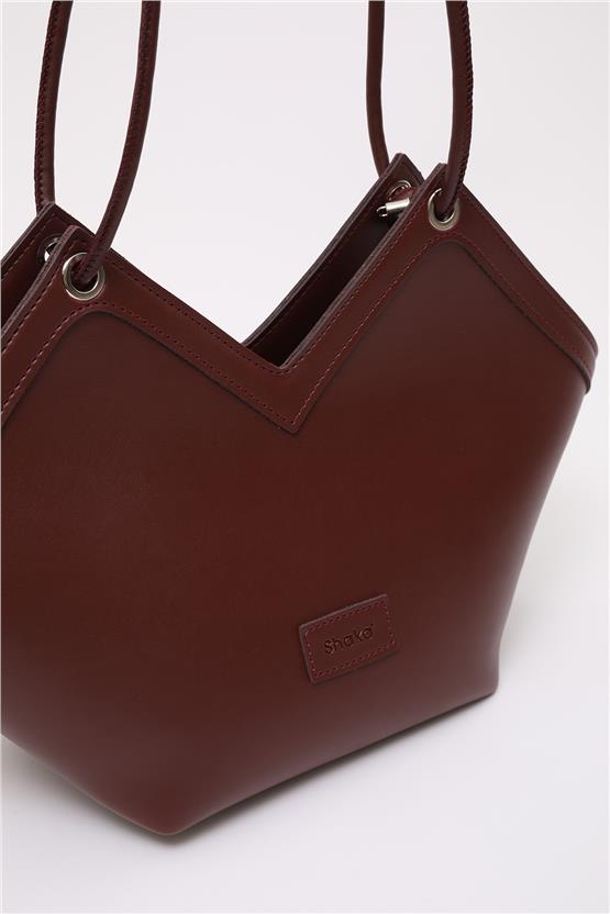 Mıyamıra Shk164 Bordo Kadın Omuz Cantası