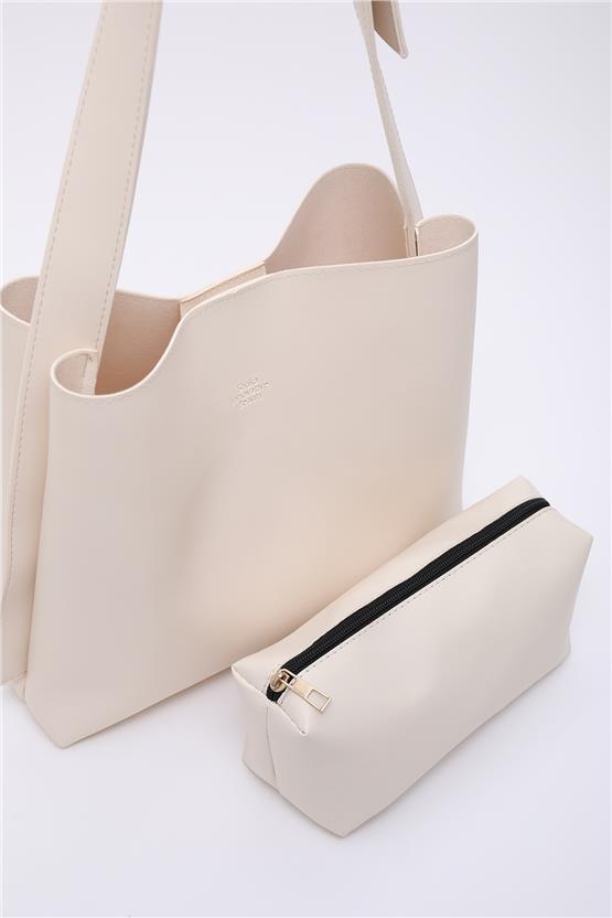 Mıyamıra Shk179 Bej Kadın Omuz Cantası