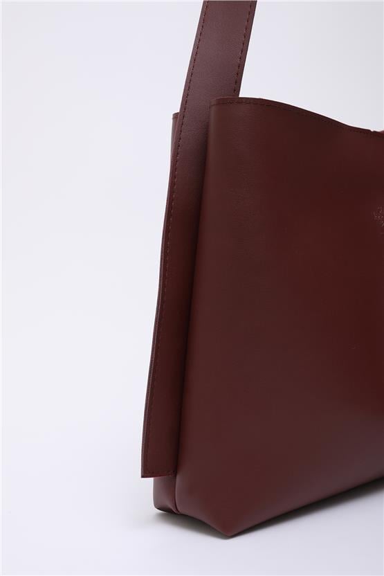 Mıyamıra Shk179 Bordo Kadın Omuz Cantası