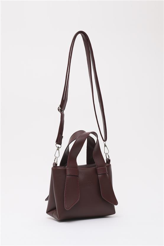Mıyamıra Shk60 Bordo Kadın Omuz Cantası