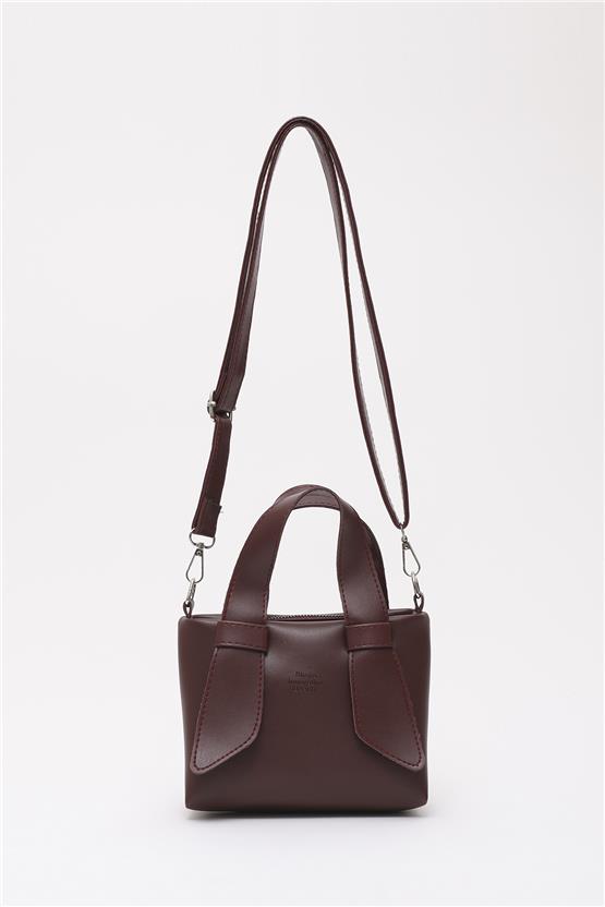 Mıyamıra Shk60 Bordo Kadın Omuz Cantası