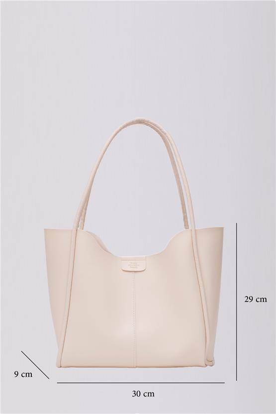 Mıyamıra Shk76 Bej Kadın Omuz Cantası