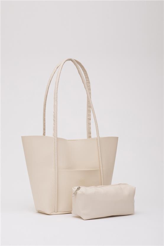 Mıyamıra Shk80 Bej Kadın Omuz Cantası