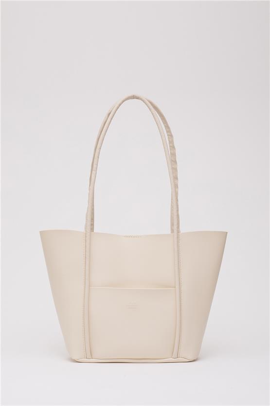 Mıyamıra Shk80 Bej Kadın Omuz Cantası