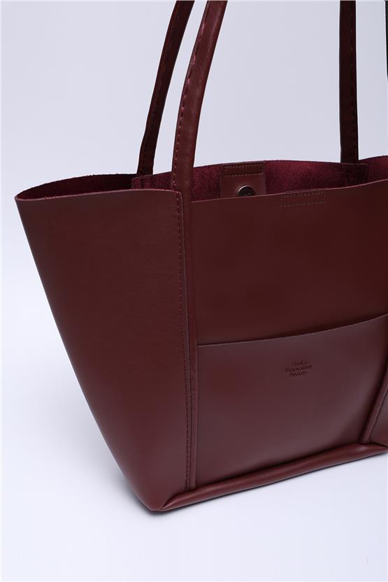 Mıyamıra Shk80 Bordo Kadın Omuz Cantası