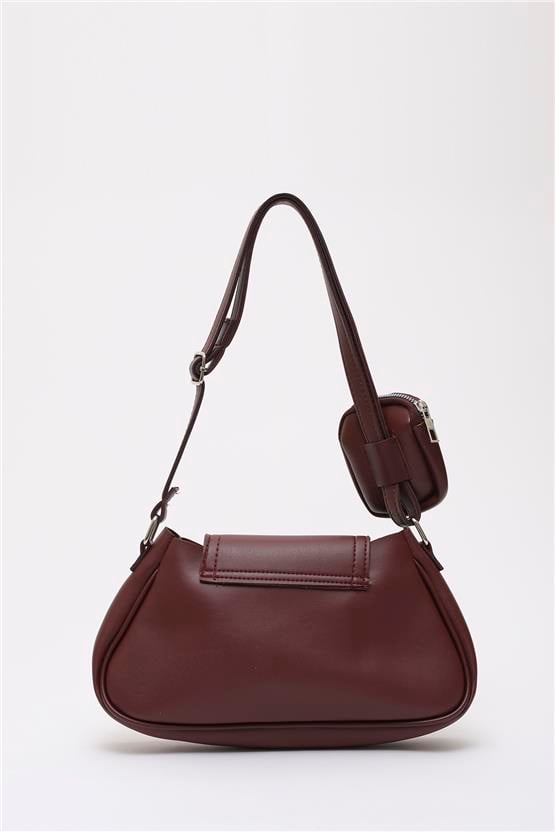 Mıyamıra Shk96 Bordo Kadın Omuz Cantası