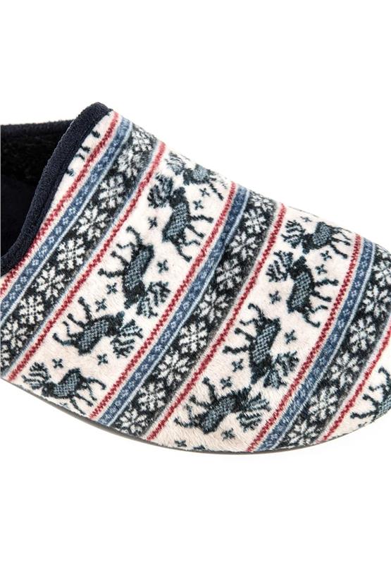 Muya 32909 3307 30 Lacivert Siyah Taban Kadın Terlik