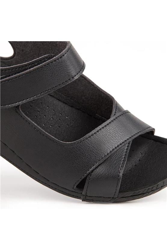 Muya Alula 31121-3009 Siyah Kadın Sandalet