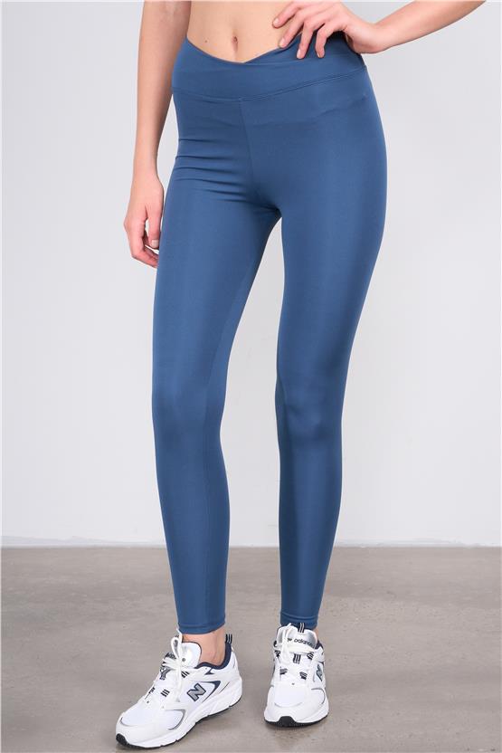 Mys M-302 Antrasit Kadın Belı Asımetrık Tayt