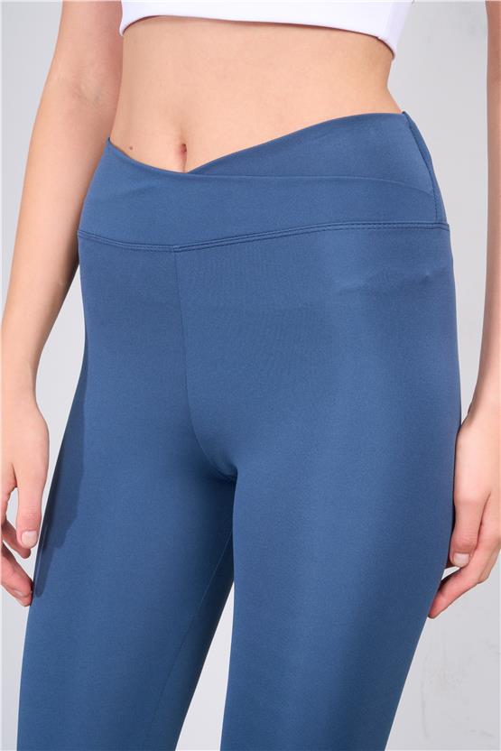 Mys M-302 Antrasit Kadın Belı Asımetrık Tayt