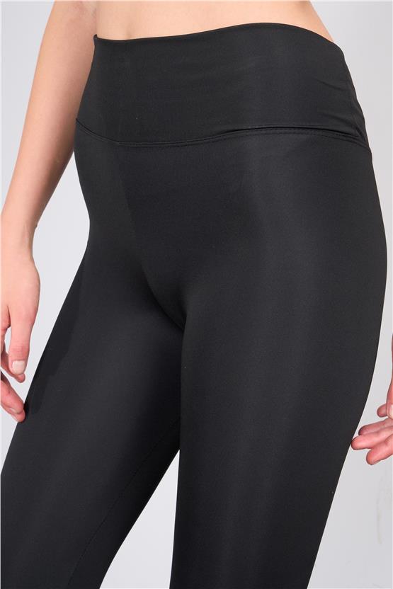 Mys M-303 Siyah Kadın Tek Ceplı Tayt