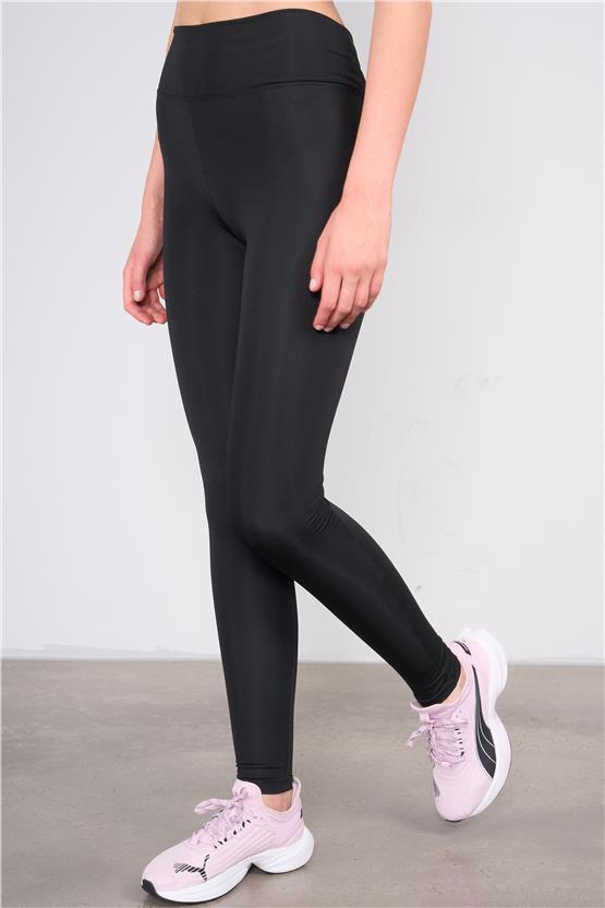 Mys M-303 Siyah Kadın Tek Ceplı Tayt