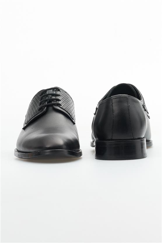 Necati Özer 520 Siyah Erkek Neolit Klasik Ayakkabı