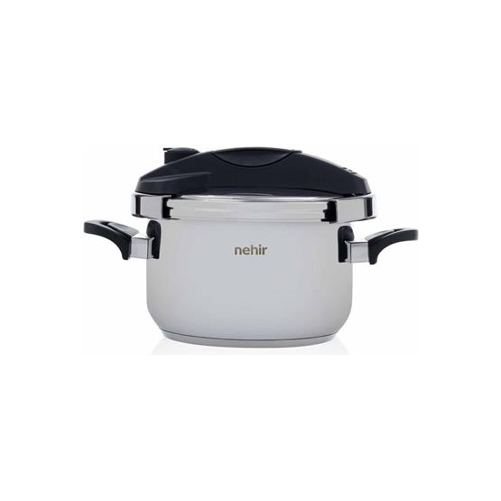 Nehir 29012 Silver Matik 5 Lt-düdüklü Tencere