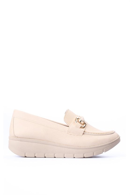 Nene 1043 Bej Kadın Ayakkabı