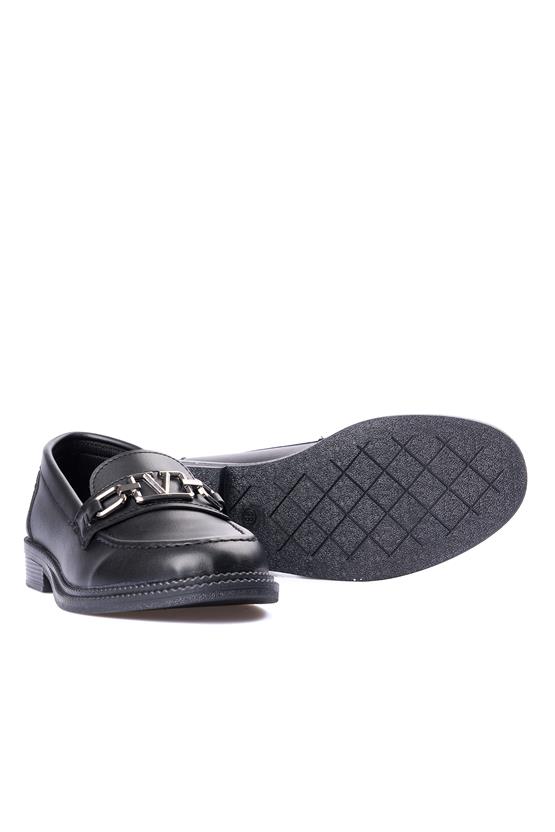 Nene 2141 Siyah Kadın Loafer Ayakkabı