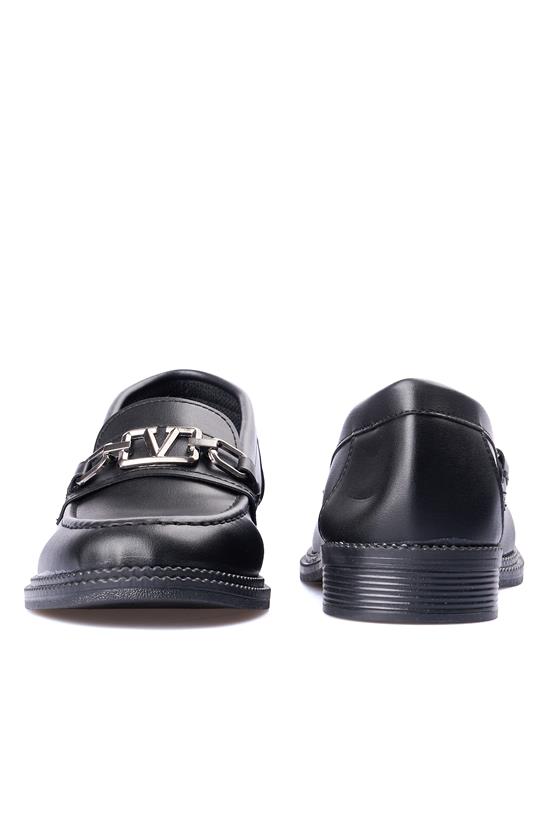 Nene 2141 Siyah Kadın Loafer Ayakkabı