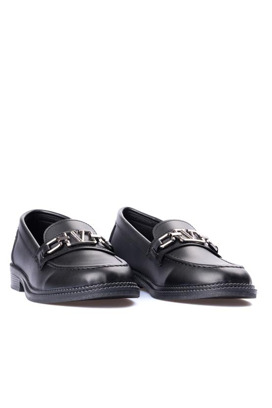 Nene 2141 Siyah Kadın Loafer Ayakkabı