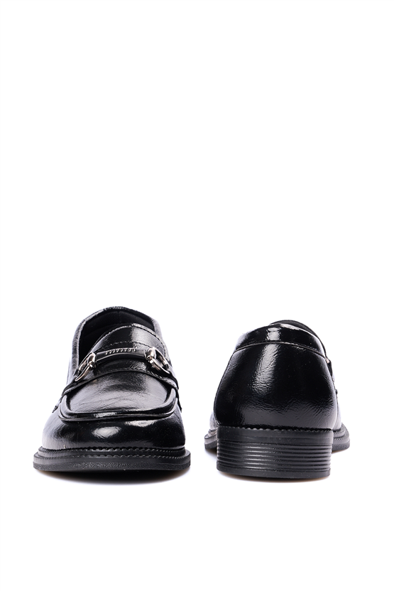 Nene 2162 Siyah Kadın Loafer Ayakkabı