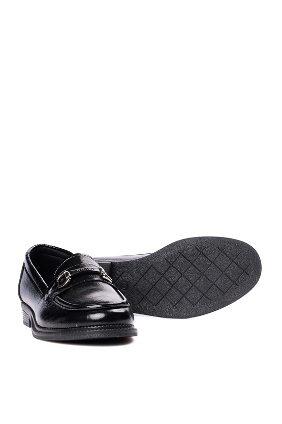 Nene 2162 Siyah Kadın Loafer Ayakkabı
